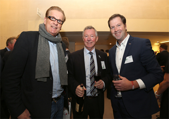 Geson, Alex Ferguson, Teddy Moen at LMA Management Conference 25 November. Geson, Alex Ferguson, Teddy Moen