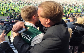 Niklas Gunnarsson & Geson Hibernian FC won The Scottish FA-Cup 2016