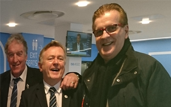 Tommy Booth, Peter Barnes & Geson - Manchester City vs Leicester at Etihad Stadium