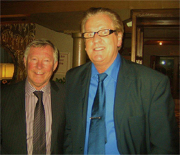 Alex Ferguson & Geson at Marriott Victoria & Albert Hotel Manchester